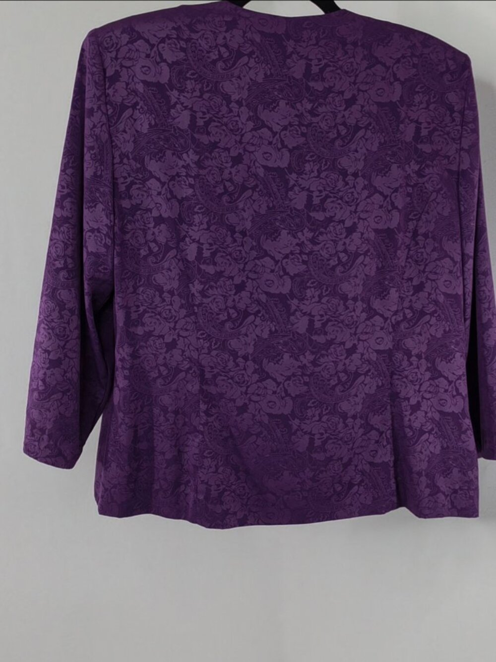 Leslie Fay Dress Petite Purple Floral Blazer - Picture 12 of 12
